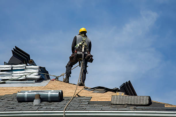 Professional Roof Replacement technician working in Merrimack, NH